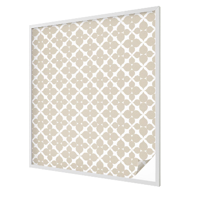 Decorative window film stained glass design Geometric leaves