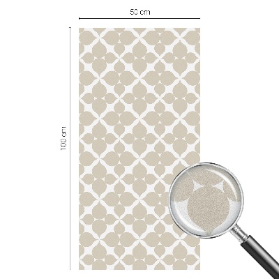 Decorative window film stained glass design Geometric leaves