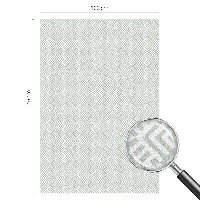 Privacy window film stained glass effect Geometric motif