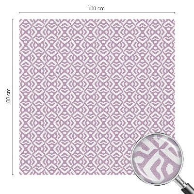 Coloured glass film for windows Purple shapes