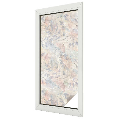 Frosted window film with stained glass pattern Changing effect