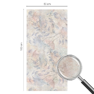 Frosted window film with stained glass pattern Changing effect