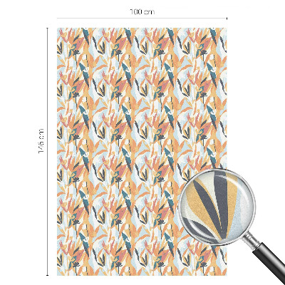 Coloured glass film for windows Botanical energy