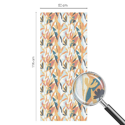 Coloured glass film for windows Botanical energy