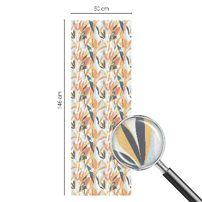 Coloured glass film for windows Botanical energy