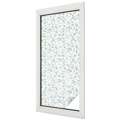 Privacy window film stained glass effect Lemon pattern