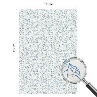 Privacy window film stained glass effect Lemon pattern