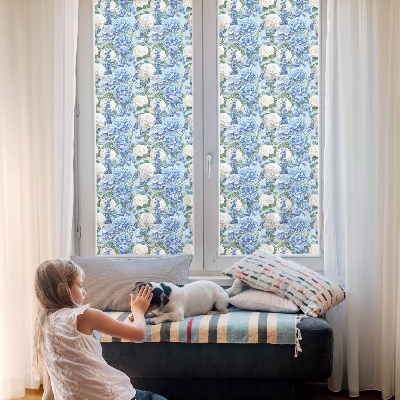 Decorative window film stained glass design Floral charm