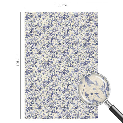 Privacy window film stained glass effect Floral symmetry