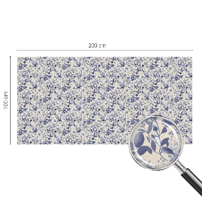 Privacy window film stained glass effect Floral symmetry