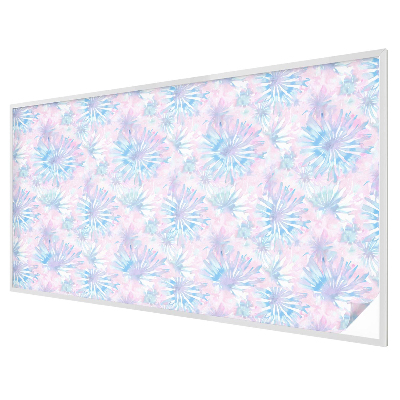 Patterned window film stained glass Floral watercolors