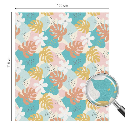 Coloured glass film for windows Exotic nature