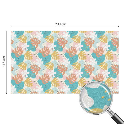 Coloured glass film for windows Exotic nature