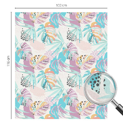 Patterned window film stained glass Abstract jungle