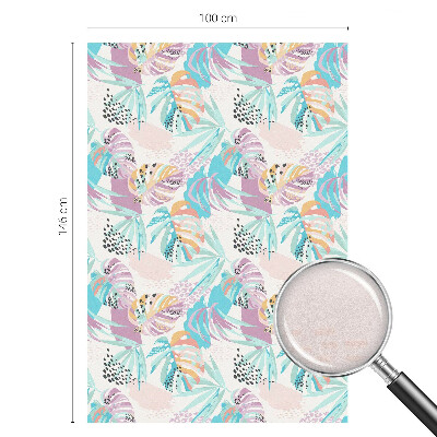 Patterned window film stained glass Abstract jungle