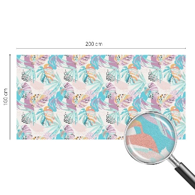 Patterned window film stained glass Abstract jungle