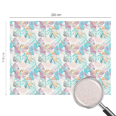 Patterned window film stained glass Abstract jungle