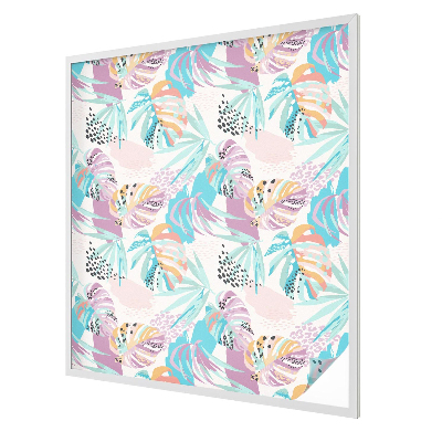 Patterned window film stained glass Abstract jungle