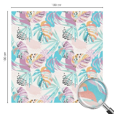 Patterned window film stained glass Abstract jungle