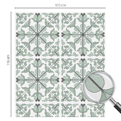 Decorative window film stained glass design Plant pattern