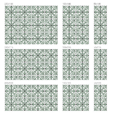 Decorative window film stained glass design Plant pattern