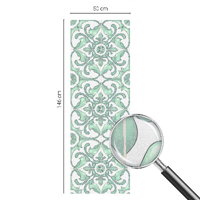 Patterned window film stained glass Green symmetry