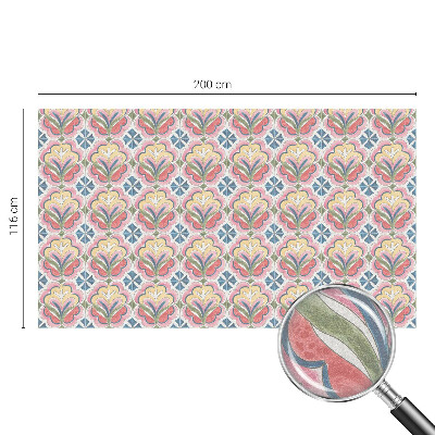 Decorative window film stained glass design Floral patterns