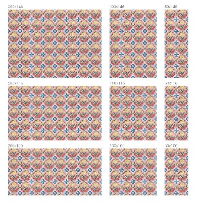 Decorative window film stained glass design Floral patterns