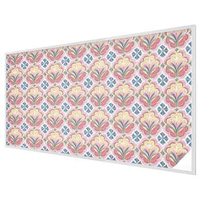 Decorative window film stained glass design Floral patterns