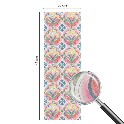 Decorative window film stained glass design Floral patterns