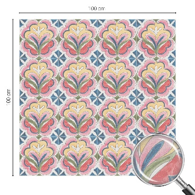 Decorative window film stained glass design Floral patterns