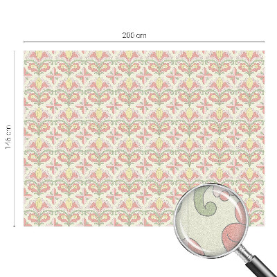 Privacy window film stained glass effect Plant elegance