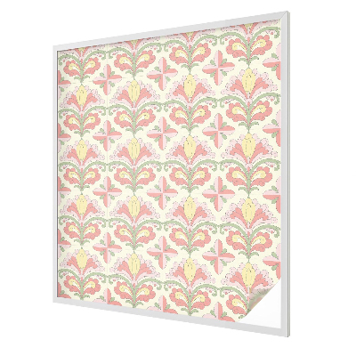 Privacy window film stained glass effect Plant elegance