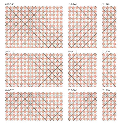 Patterned window film stained glass Geometric rhombuses