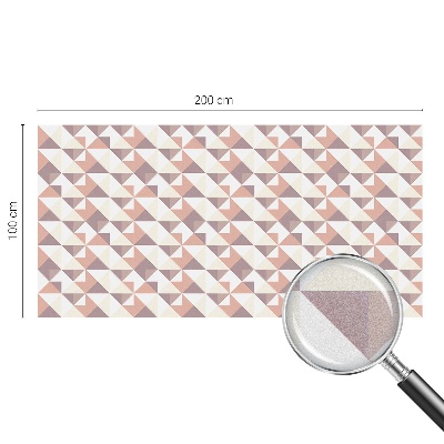 Decorative window film stained glass design Modern triangles