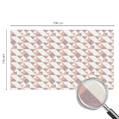 Decorative window film stained glass design Modern triangles