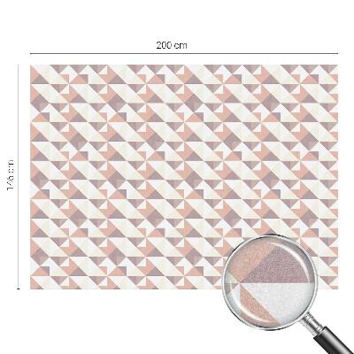 Decorative window film stained glass design Modern triangles