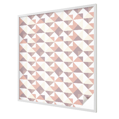Decorative window film stained glass design Modern triangles