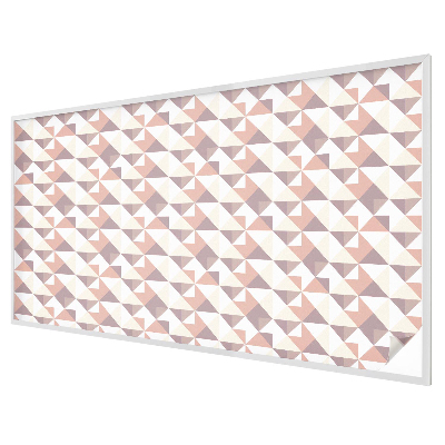 Decorative window film stained glass design Modern triangles