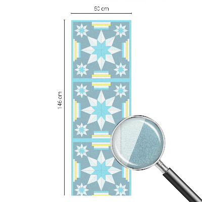 Coloured glass film for windows Star pattern