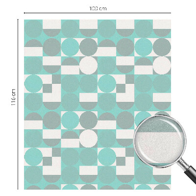 Patterned window film stained glass Geometric shapes