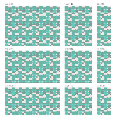 Patterned window film stained glass Geometric shapes