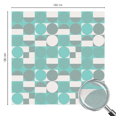 Patterned window film stained glass Geometric shapes