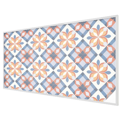 Frosted window film with stained glass pattern Colorful symmetry