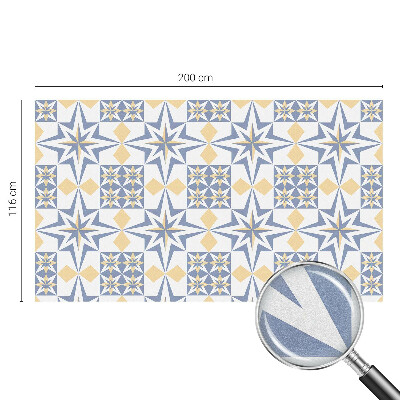 Patterned window film stained glass Star pattern