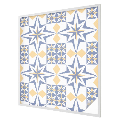 Patterned window film stained glass Star pattern