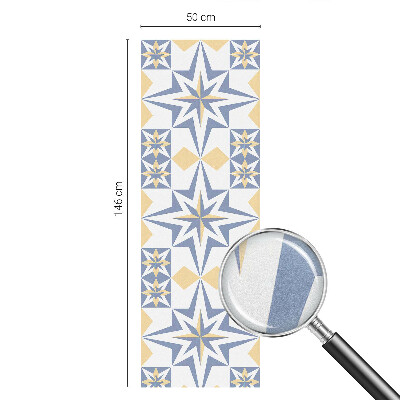 Patterned window film stained glass Star pattern