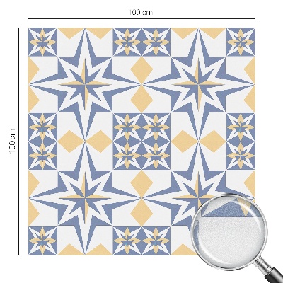 Patterned window film stained glass Star pattern