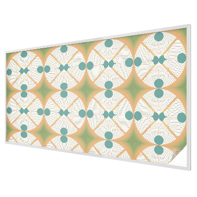 Privacy window film stained glass effect Geometric harmony