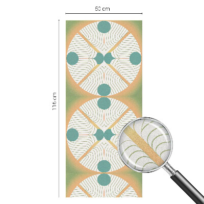 Privacy window film stained glass effect Geometric harmony